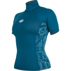 Alder Ladies Cruz Short Sleeve Rashvest - Marina