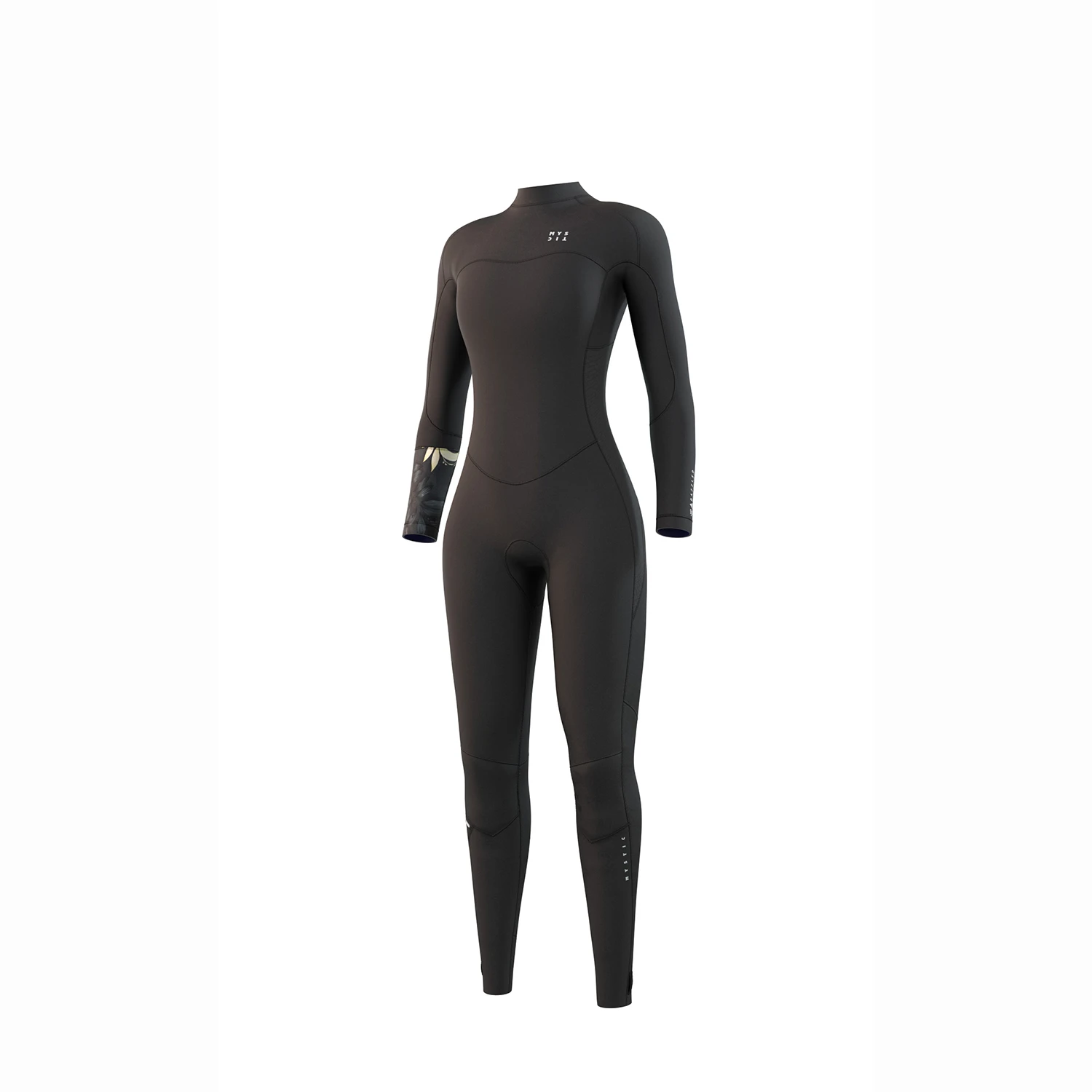 Mystic Womens Dazzled 4/3 GBS Back Zip Wetsuit - Black 3 Mystic Womens Dazzled 4/3 GBS Back Zip Wetsuit - Black