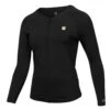 Mystic Womens Moonlight Long-Sleeve Rashvest - Black -Wetsuit Sale Store Y2022 mystic womens moonlight long sleeve rashvest black 1