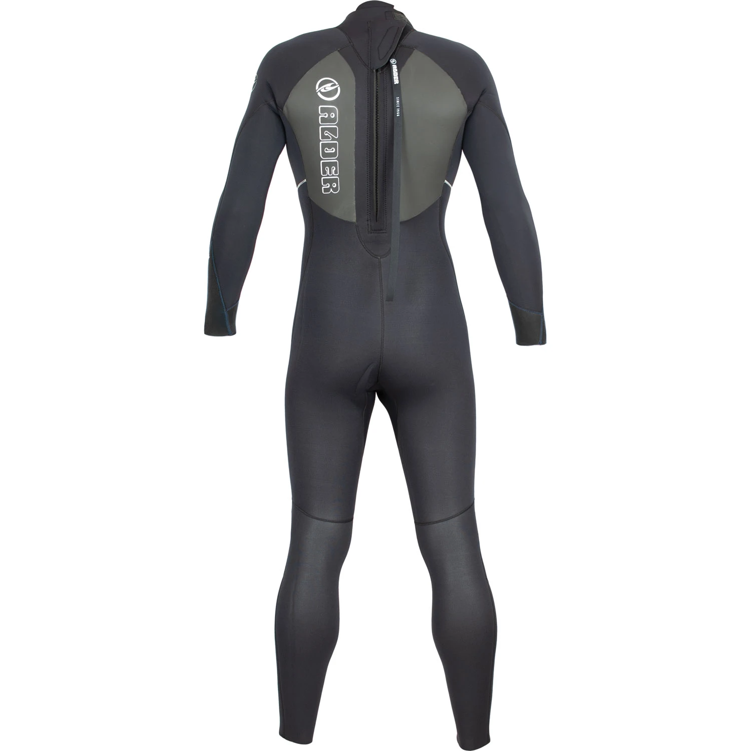 Alder Stealth 4/3mm Blindstitched Backzip Wetsuit - Black 4 Alder Stealth 4/3mm Blindstitched Backzip Wetsuit - Black - Image 2