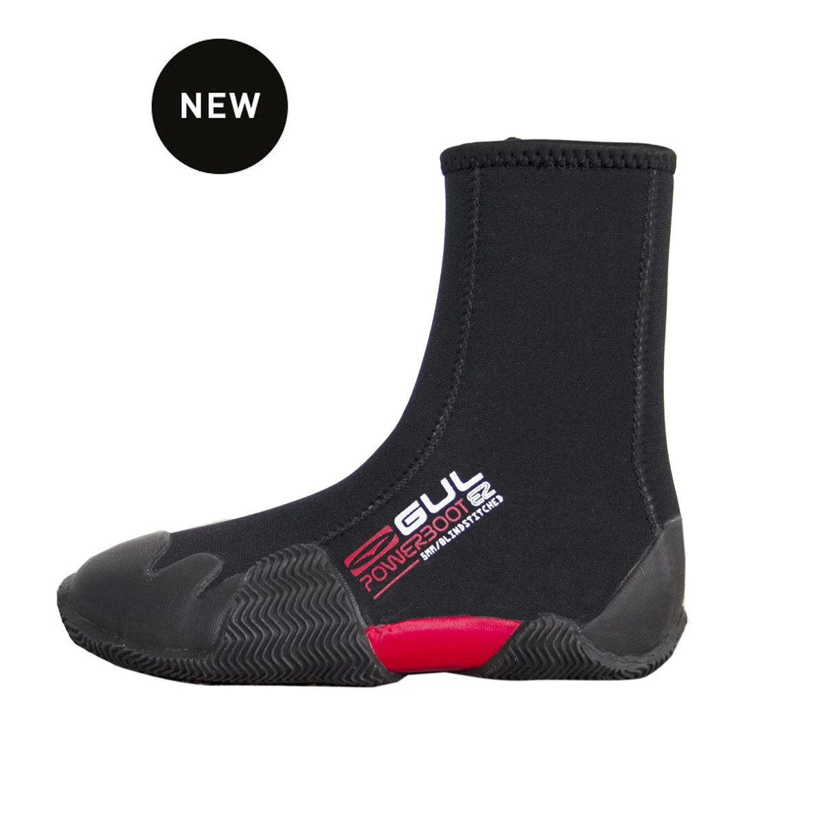 Gul Junior EZ Zipped 5mm Power Boot - Black