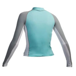 Gul Surf Junior Girls Long Sleeve Rashguard - Glacier/White -Wetsuit Sale Store gul surf junior womens long sleeve rashguard 2014 glac white back
