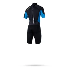 Magic Marine Ultimate 3/2mm Back-Zip Flatlock Shorty Wetsuit - Blue 5 Magic Marine Ultimate 3/2mm Back-Zip Flatlock Shorty Wetsuit - Blue -Wetsuit Sale Store magic marine ultimate 3 2mm back zip flatlock shorty 2017 blue bk
