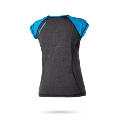Magic Marine Womens Energy Short Sleeve Rashvest - Blue -Wetsuit Sale Store magic marine women energy short sleeve rashvest 2017 blue bk
