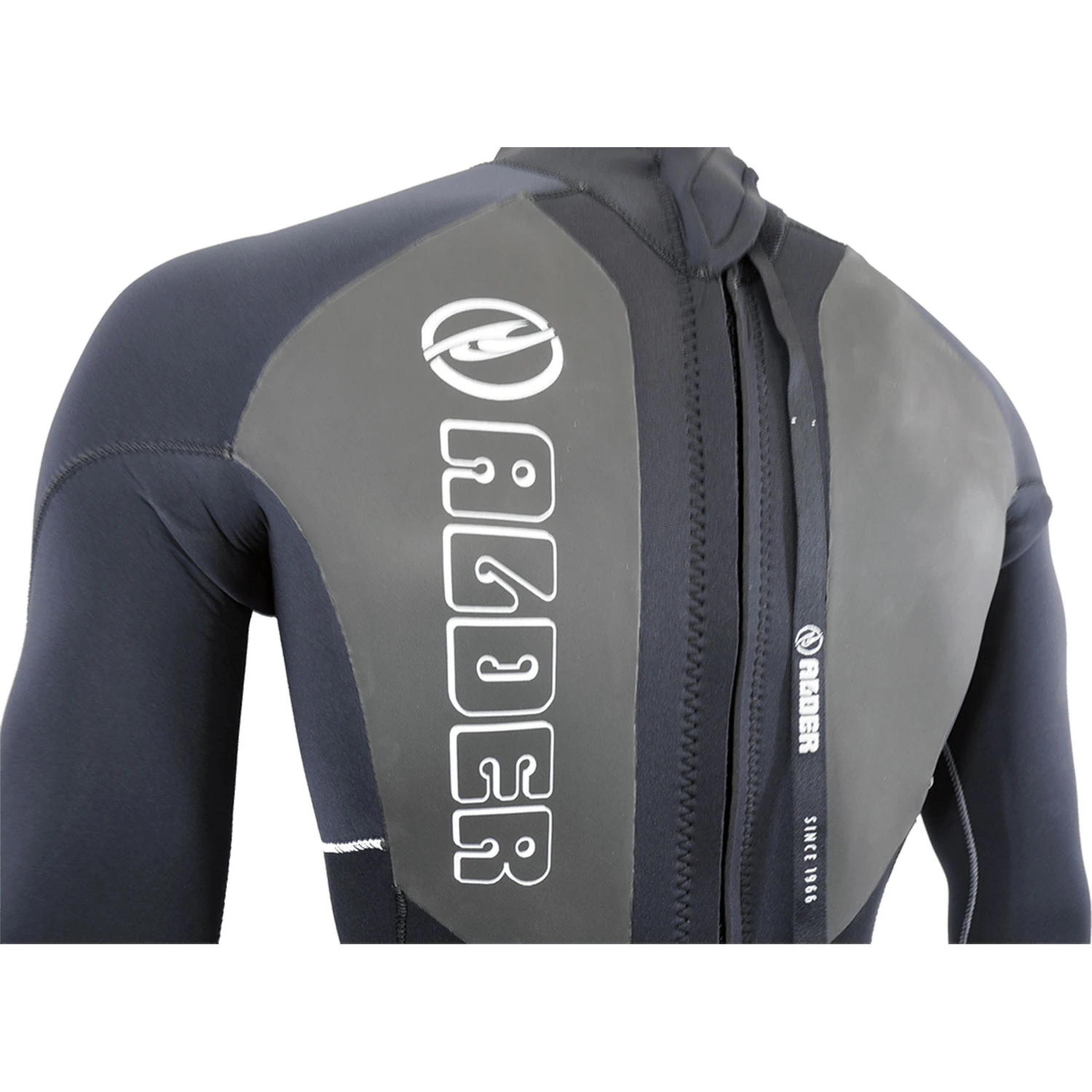 Alder Stealth 3/2mm Blindstitched Backzip Wetsuit - Black 5 Alder Stealth 3/2mm Blindstitched Backzip Wetsuit - Black - Image 3